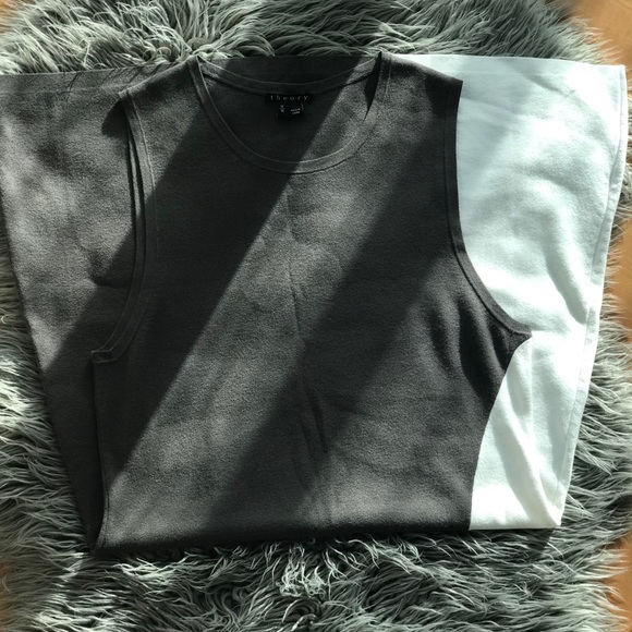 SALE💥 {Theory} Color Block Flare Dress - Picture 2 of 6